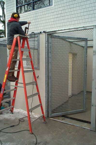 Custom Metal Cage at Seneca Park Zoo